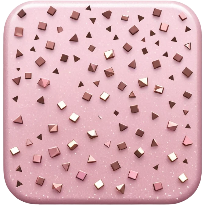 glitter flor rosa claro emoji