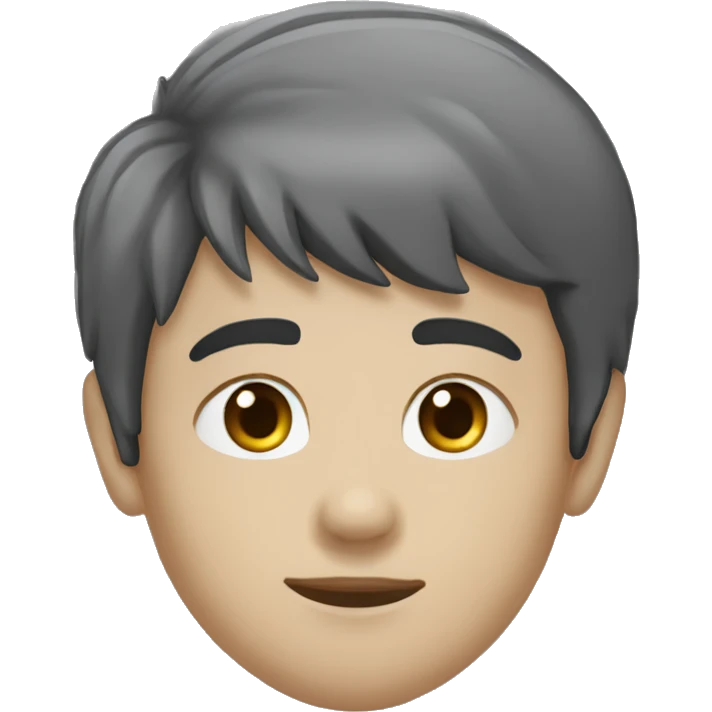 garçon que ses yeux sont coeur emoji