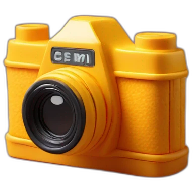 Plasticine slr film camera emoji