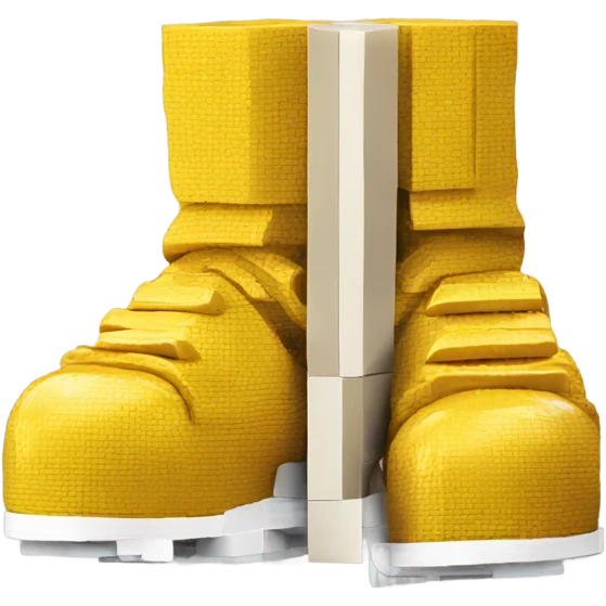 Foot on Lego  emoji