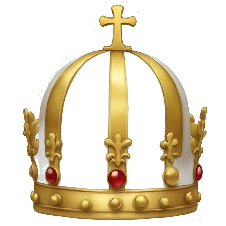 pope crown emoji
