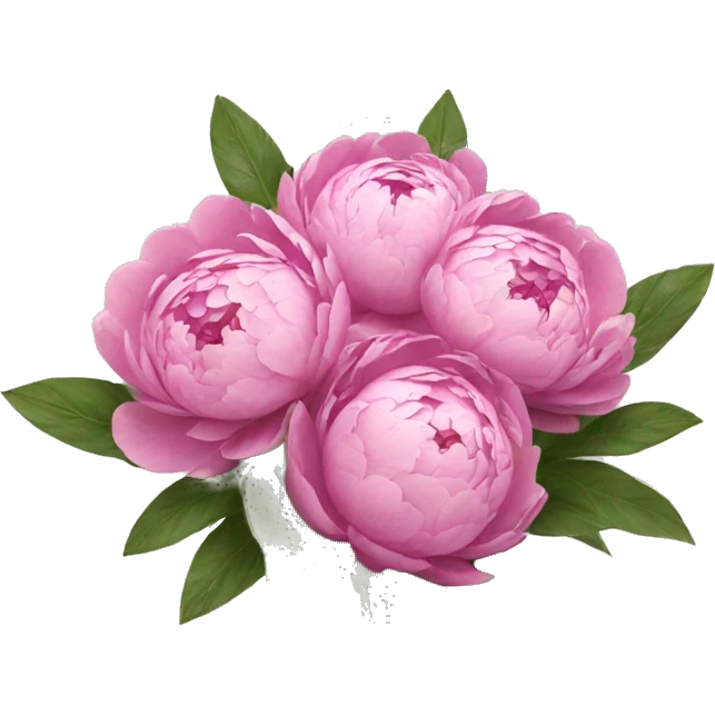 bouquet of peonies  emoji