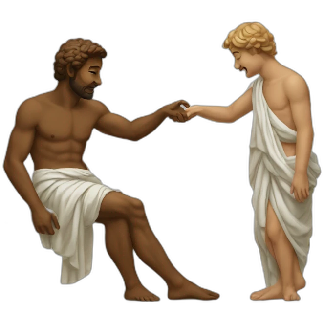 The creation of Adam emoji
