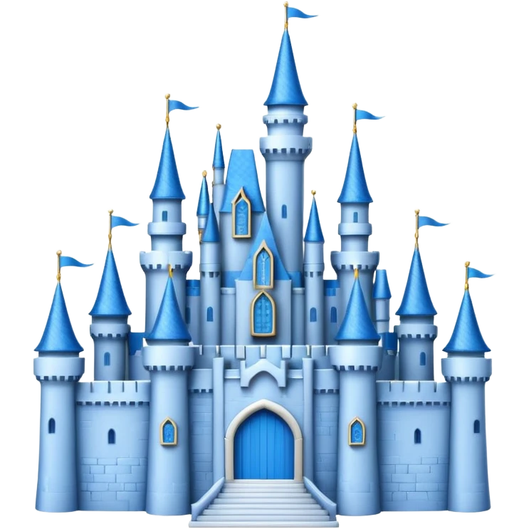 Disney Castle 3d with texture emoji