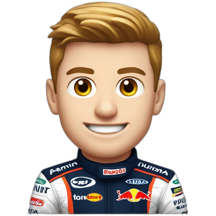 Max Verstappen formula 1 emoji