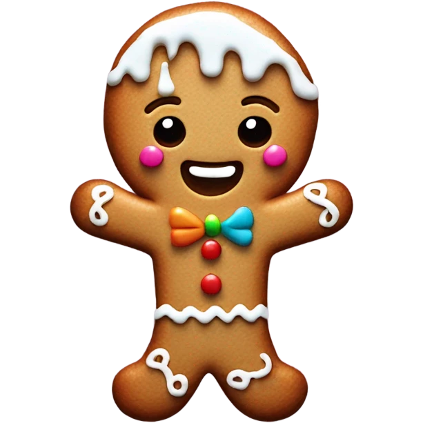 gingerbread emoji