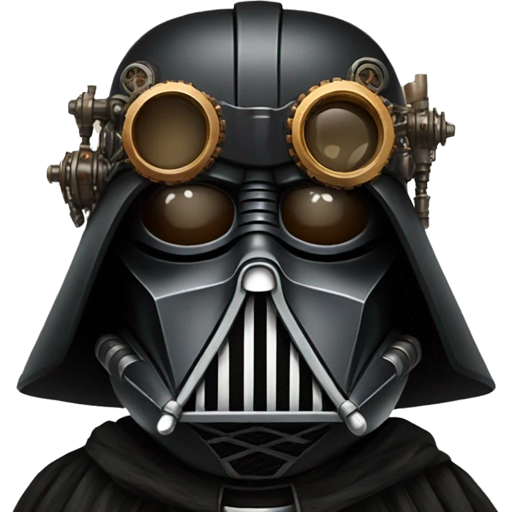 Darth Vader steampunk style emoji