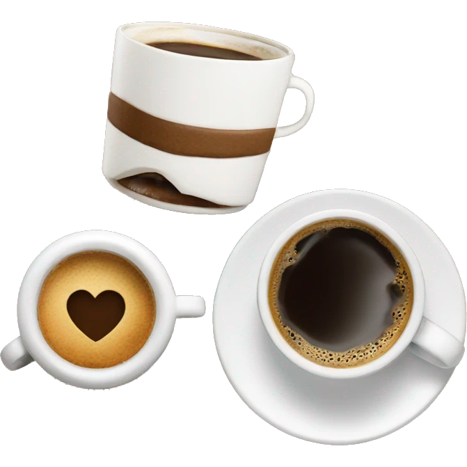 Paris and coffee emoji