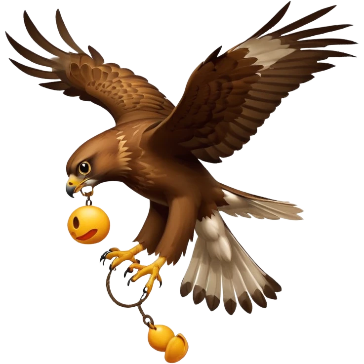 Hawk getting cat emoji