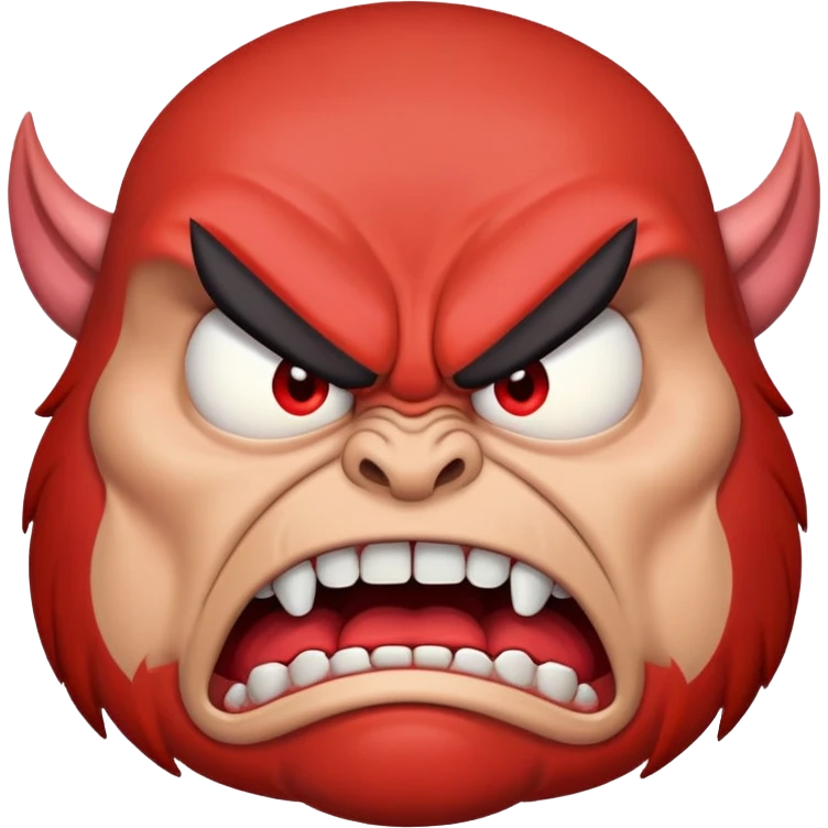 angry face emoji