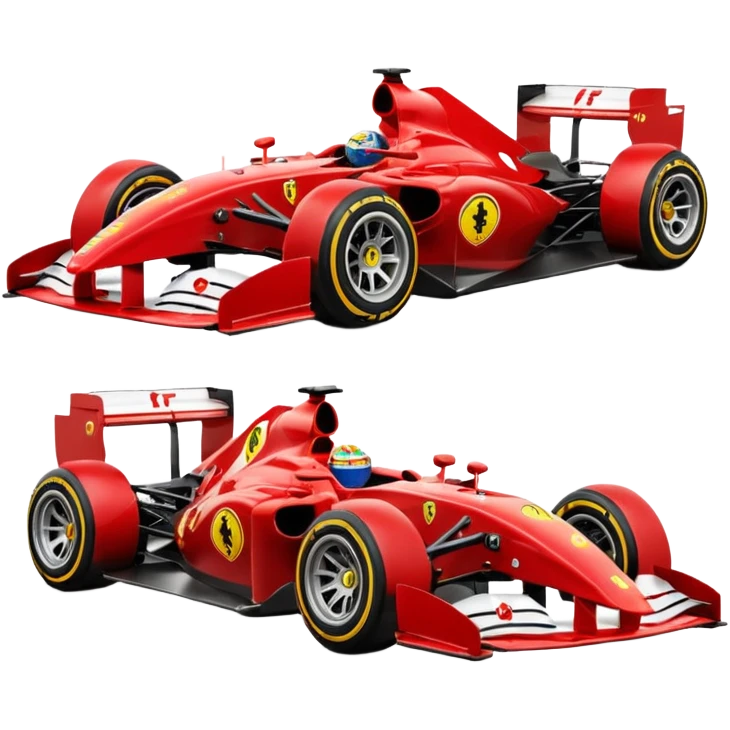 F1 Ferrari emoji