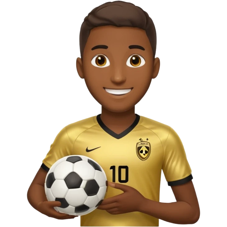 Hakimi avec un ballon d'or  emoji