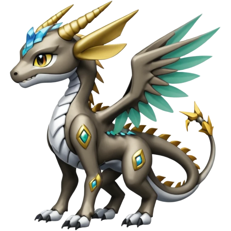 Meloetta-Wargreymon-Dutch-Angel-Dragon-Kyurem-Trico-Pokémon-Digimon-Fakémon-fusion-hybrid-creature emoji