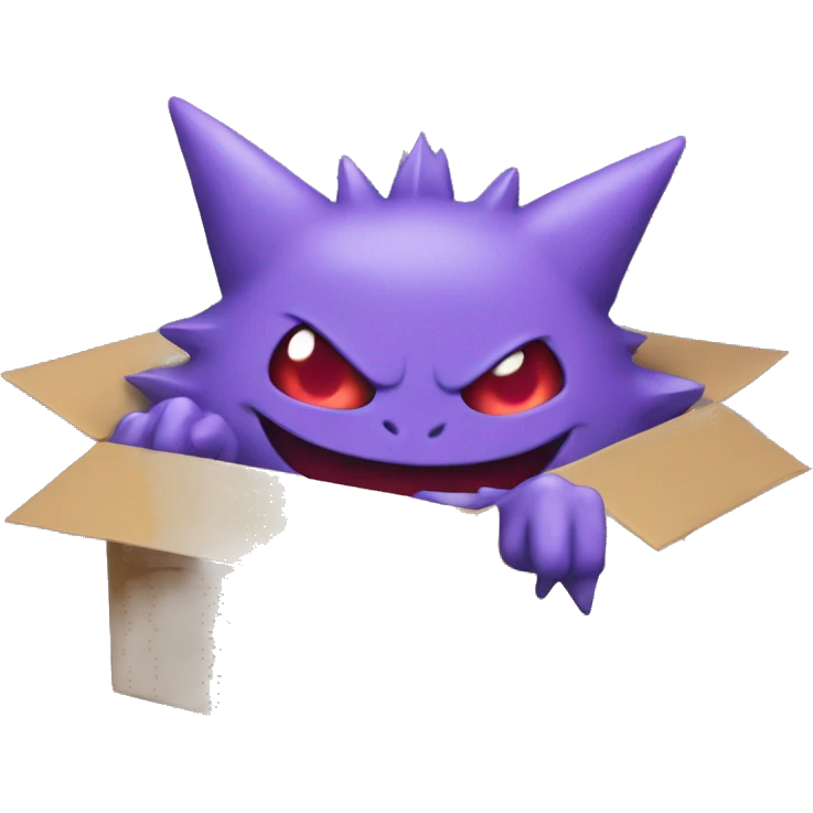 Gengar in the box  emoji