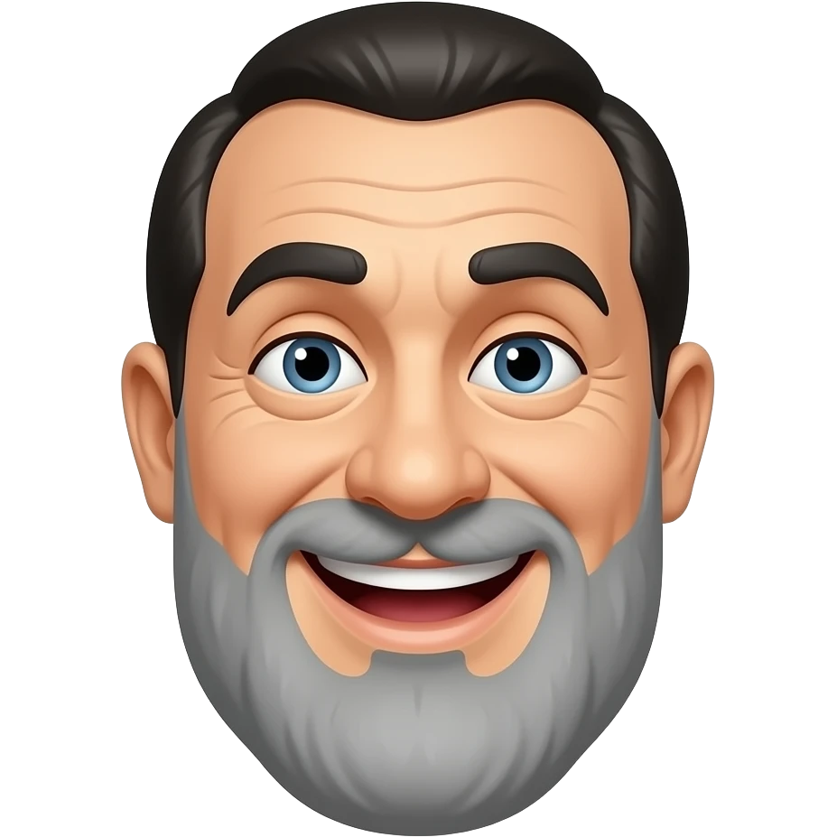 Groucho Marc cartoon with gray beard emoji