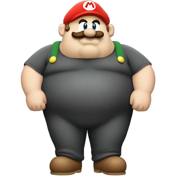 Fat mario Body emoji