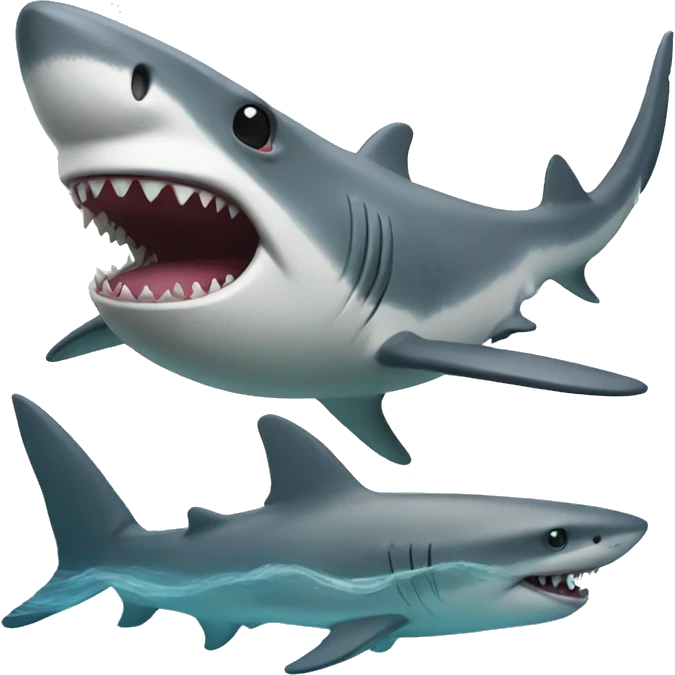 gay shark emoji