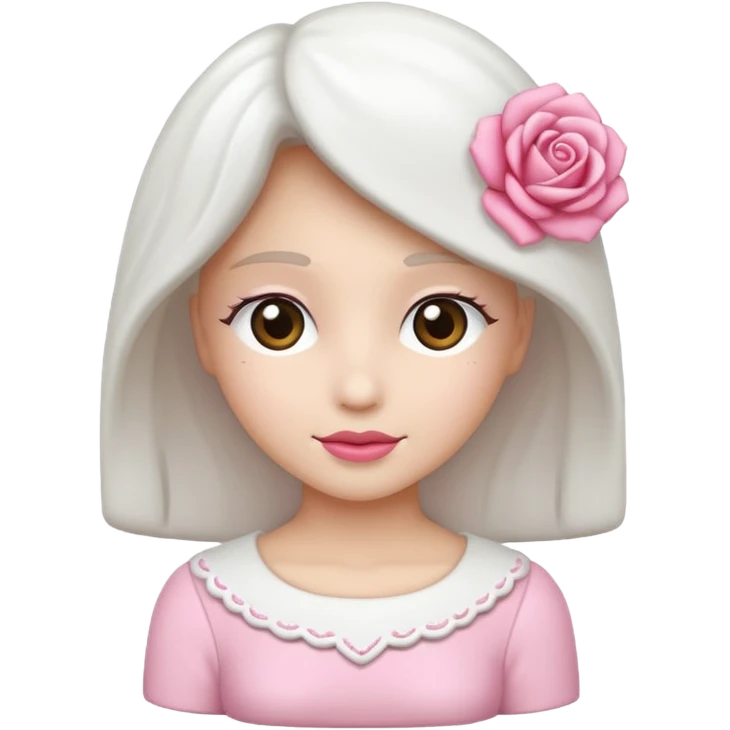 Rosa de porcelana  emoji