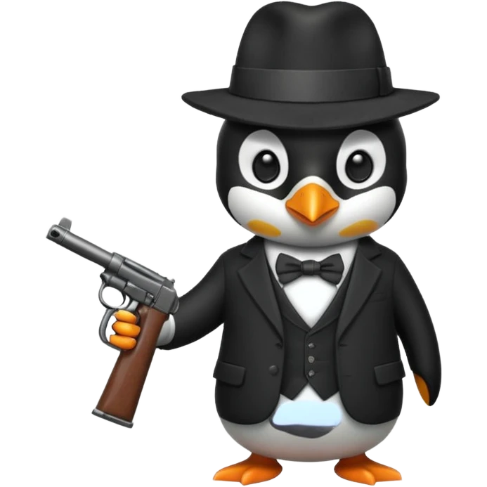 Penguin  gangster  emoji