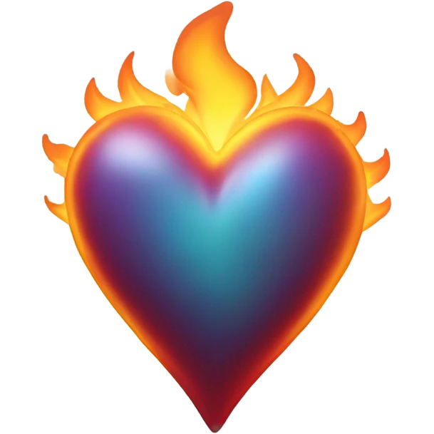 fıery heart emoji