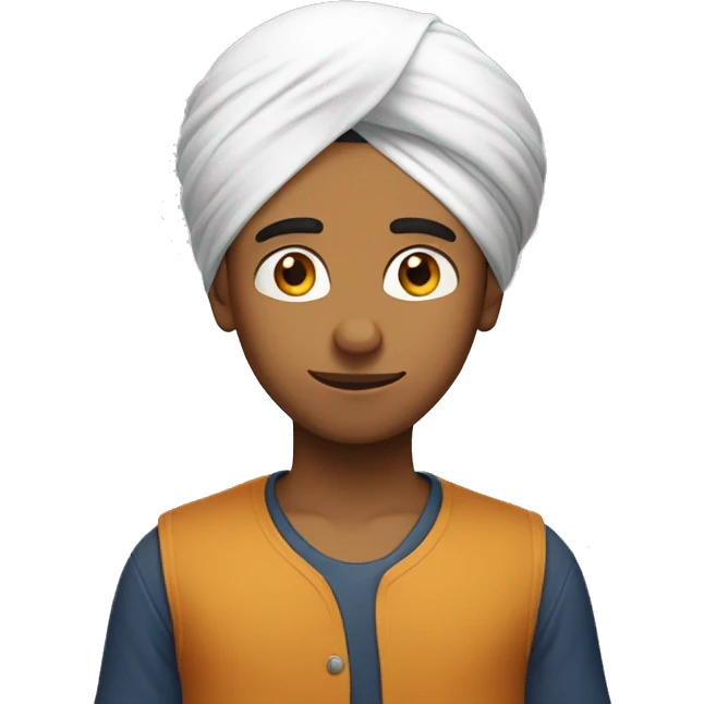 hands on head sikh boy emoji
