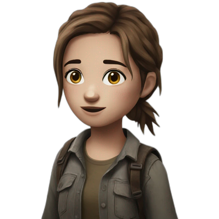 Ellie from the last of us emoji