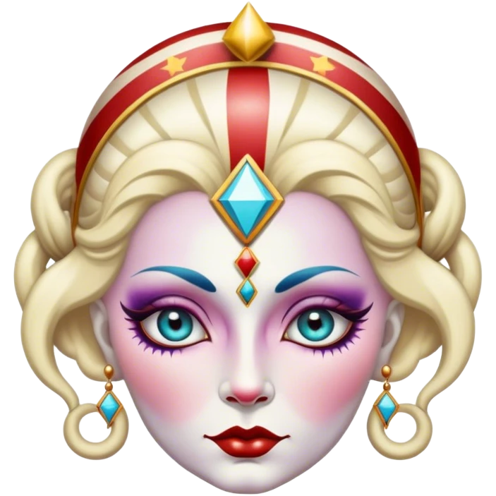 Vintage circus psychic emoji
