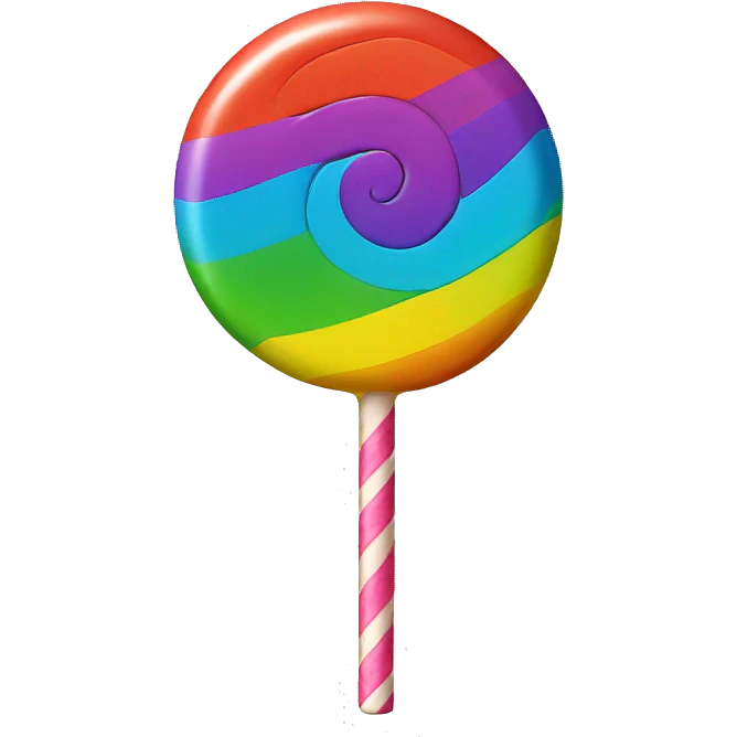 rainbow lollipop emoji