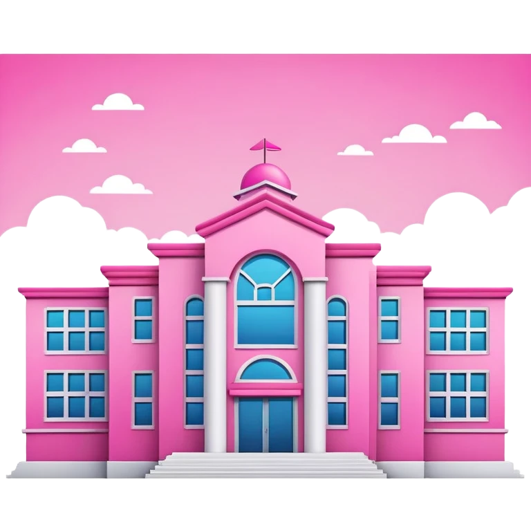 pink school emoji