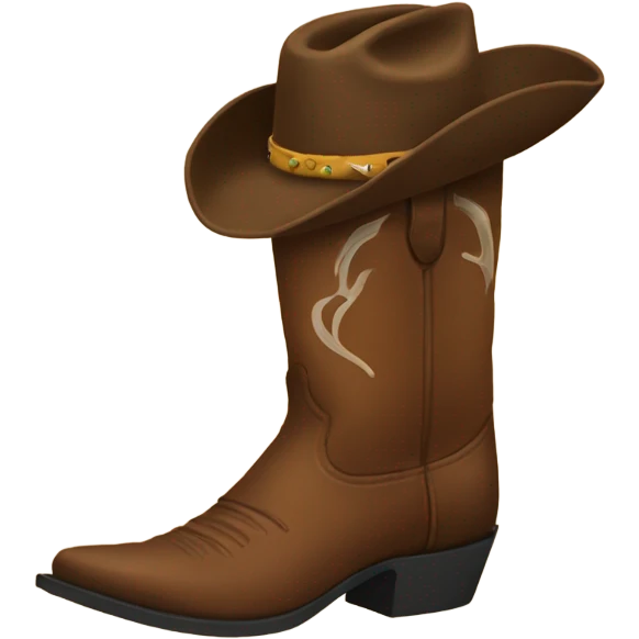 Cowboy boots emoji