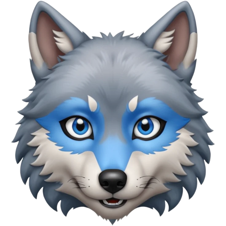 Furry wolf  emoji