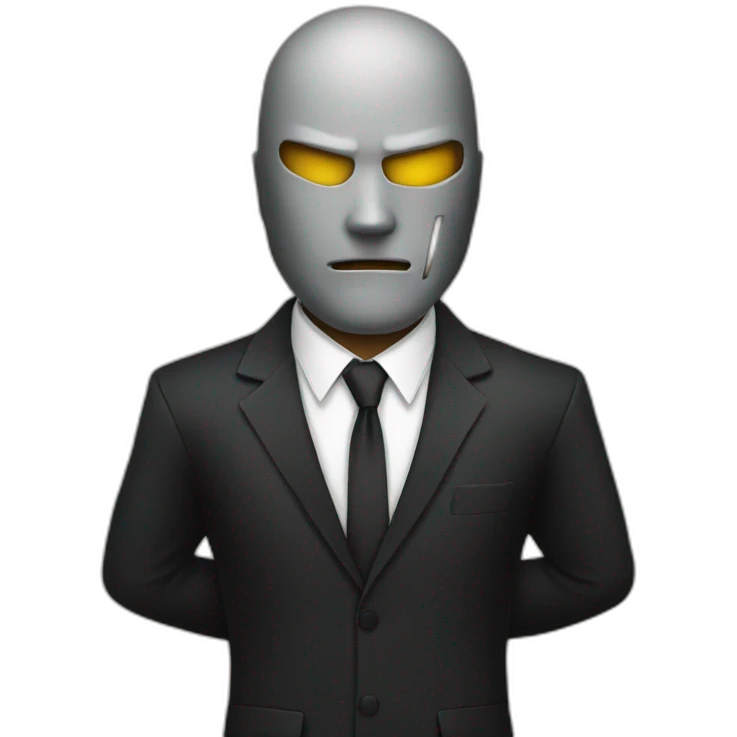 hitman on suit emoji