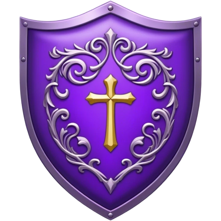 Purple shield emoji