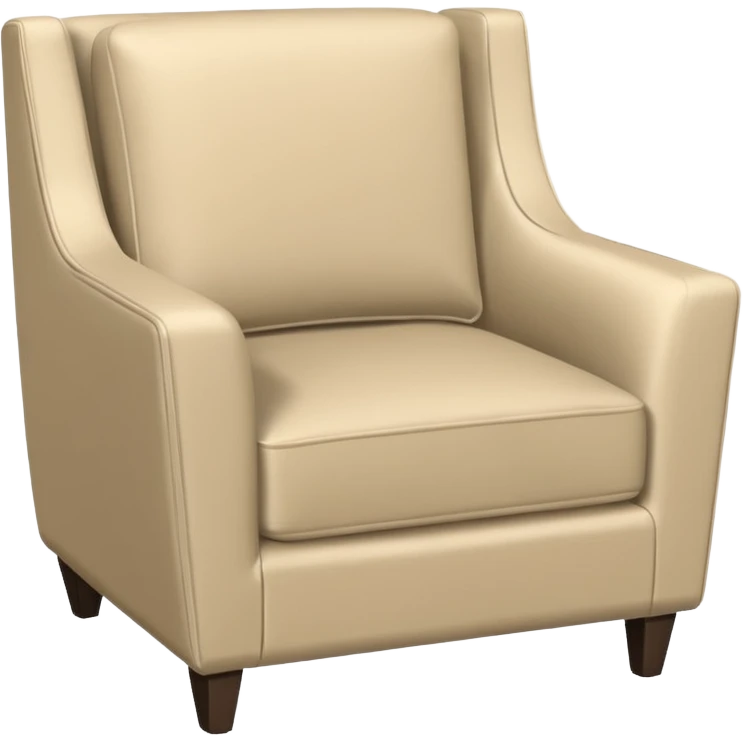 modern armchair in corner of hotel rom emoji