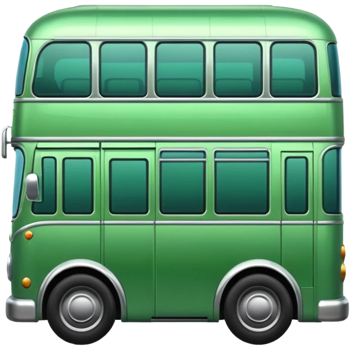Green bus emoji
