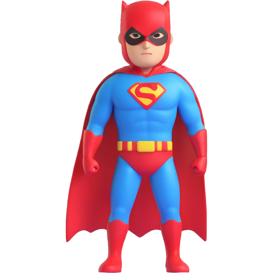 A superhero emoji