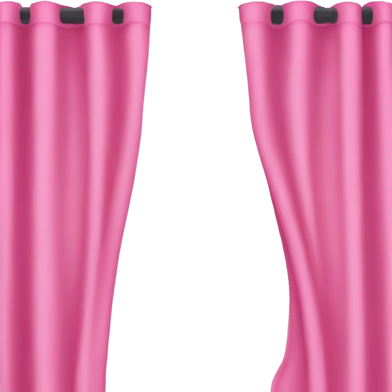 Pink curtains  emoji