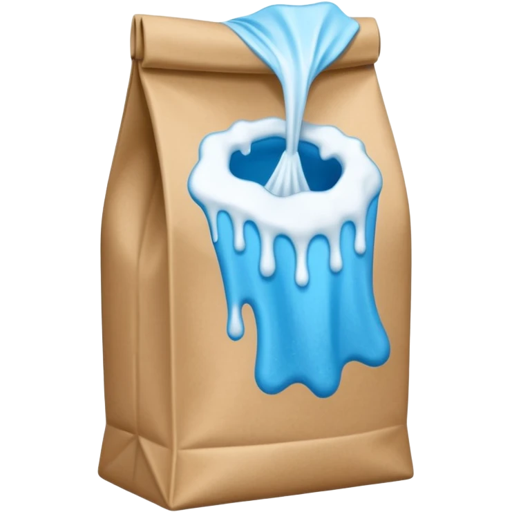 detergent in paper bag emoji