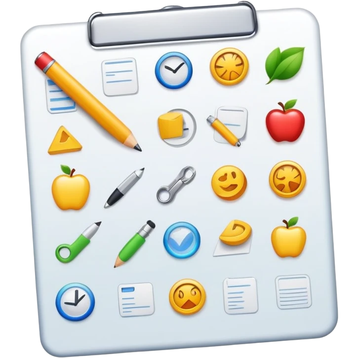 List of tasks emoji
