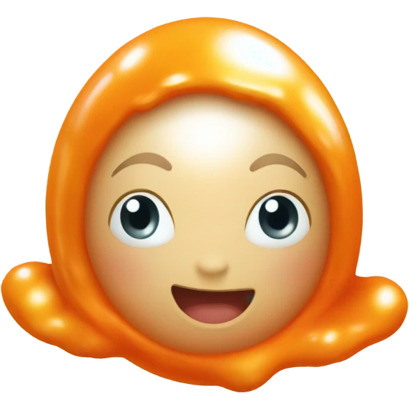 Pearl orange emoji