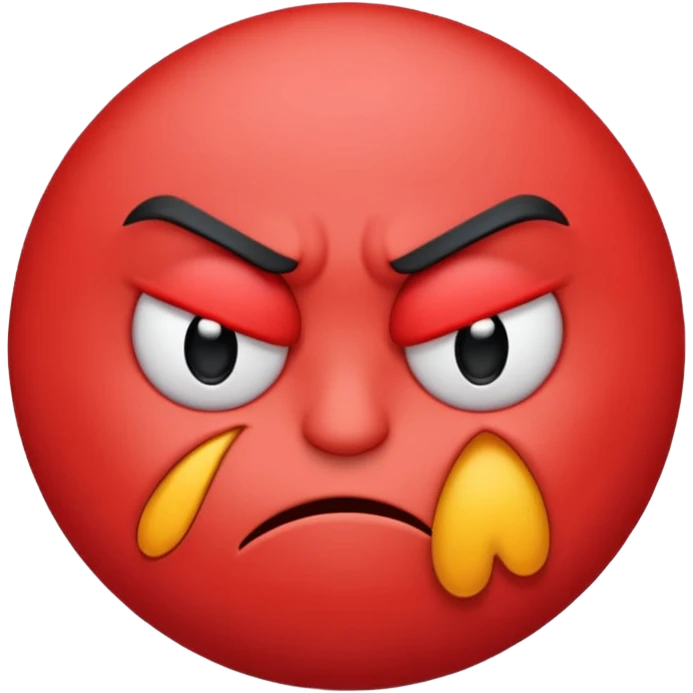 ‘Sleepy angry emoji with attitude’.” emoji