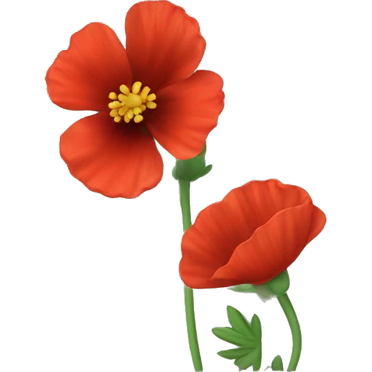 Coquelicot emoji
