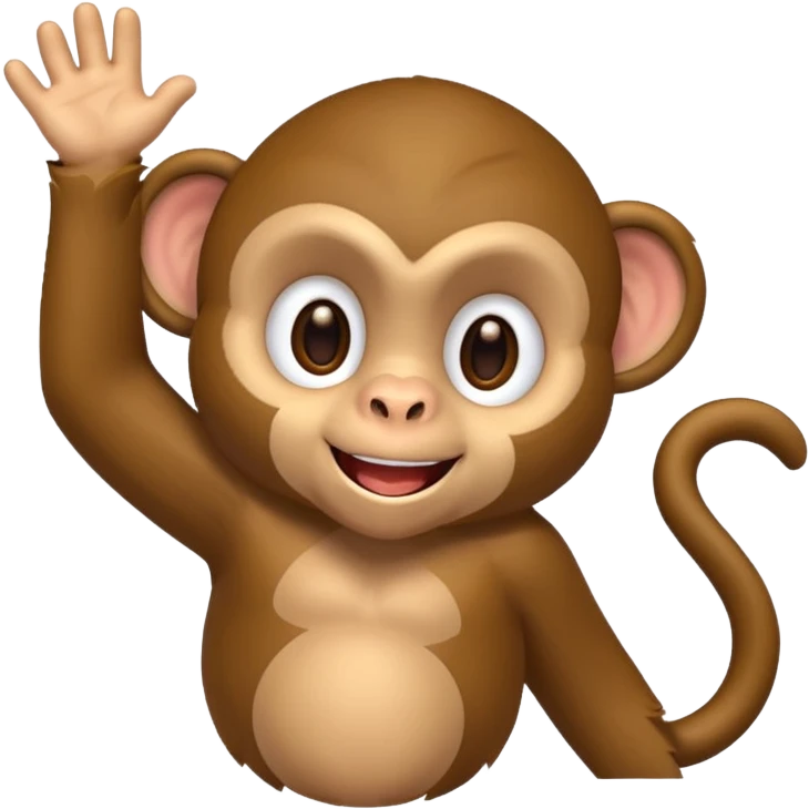 playful monkey emoji