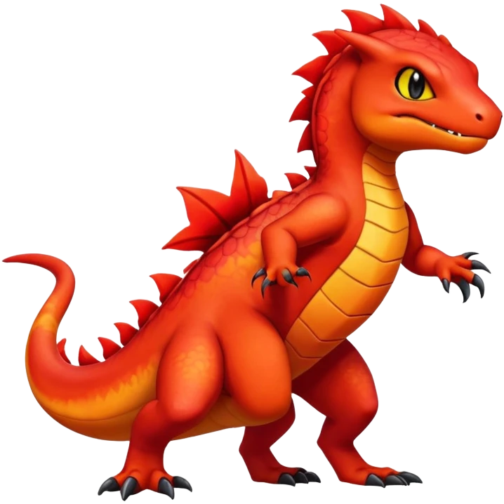 Salandit-Litten-Charmeleon-Fakémon-hybrid-creature (full body)  emoji