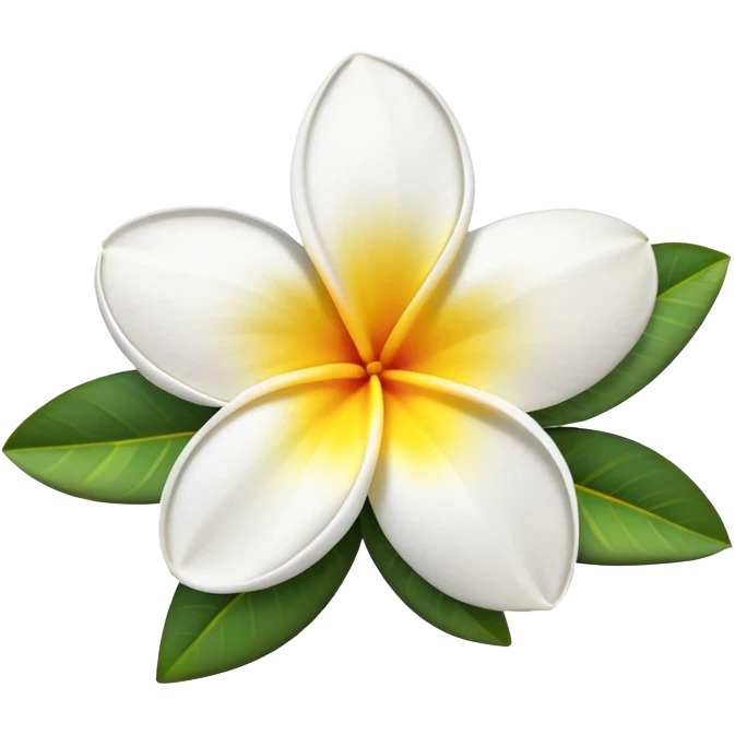 plumeria  emoji