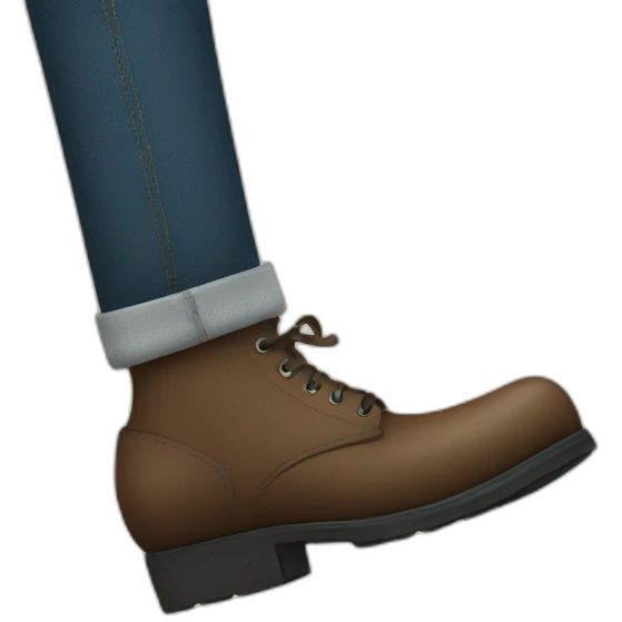 Walking heel emoji