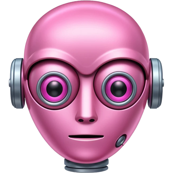 pink robot with 1 eye emoji