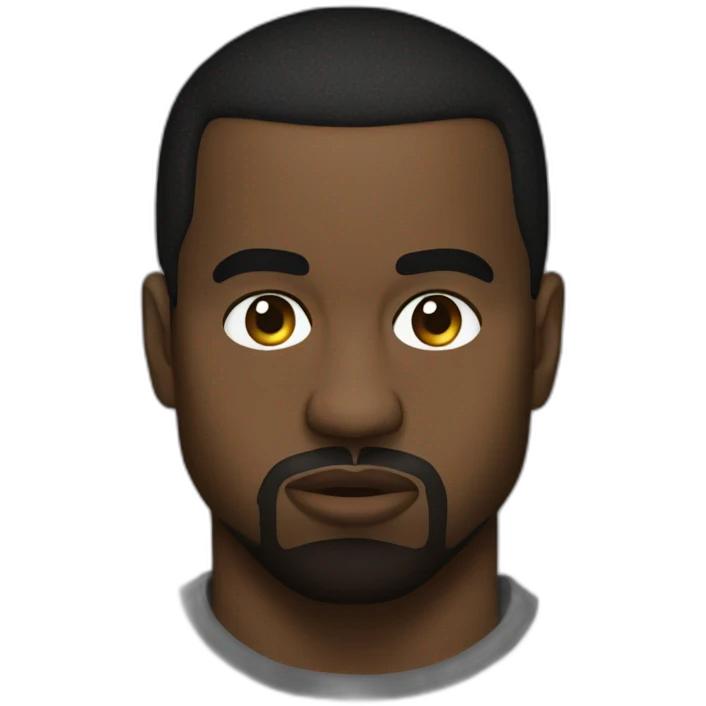 kanye west face emoji
