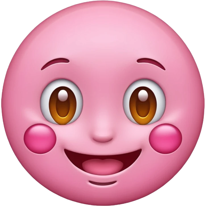 Emoji cute pink emoji