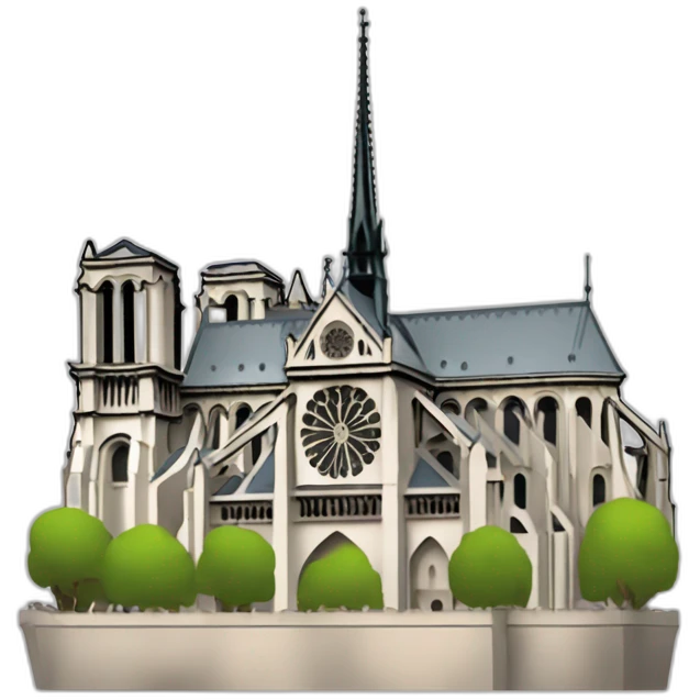 Cathédrâle Notre-Dame-de-Paris emoji